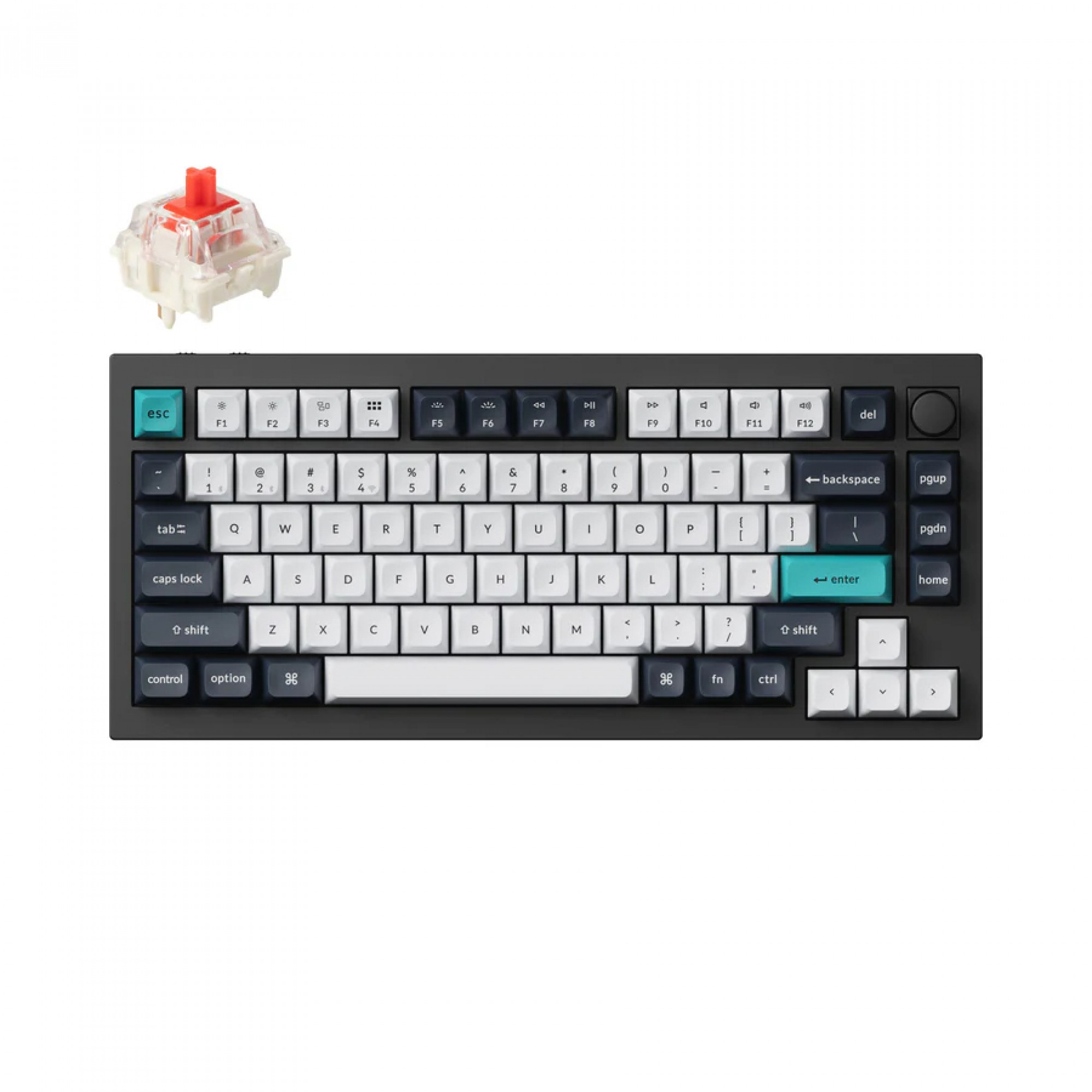 Клавіатура Keychron Q1 Max QMK/VIA Wireless Custom Mechanical Keyboard